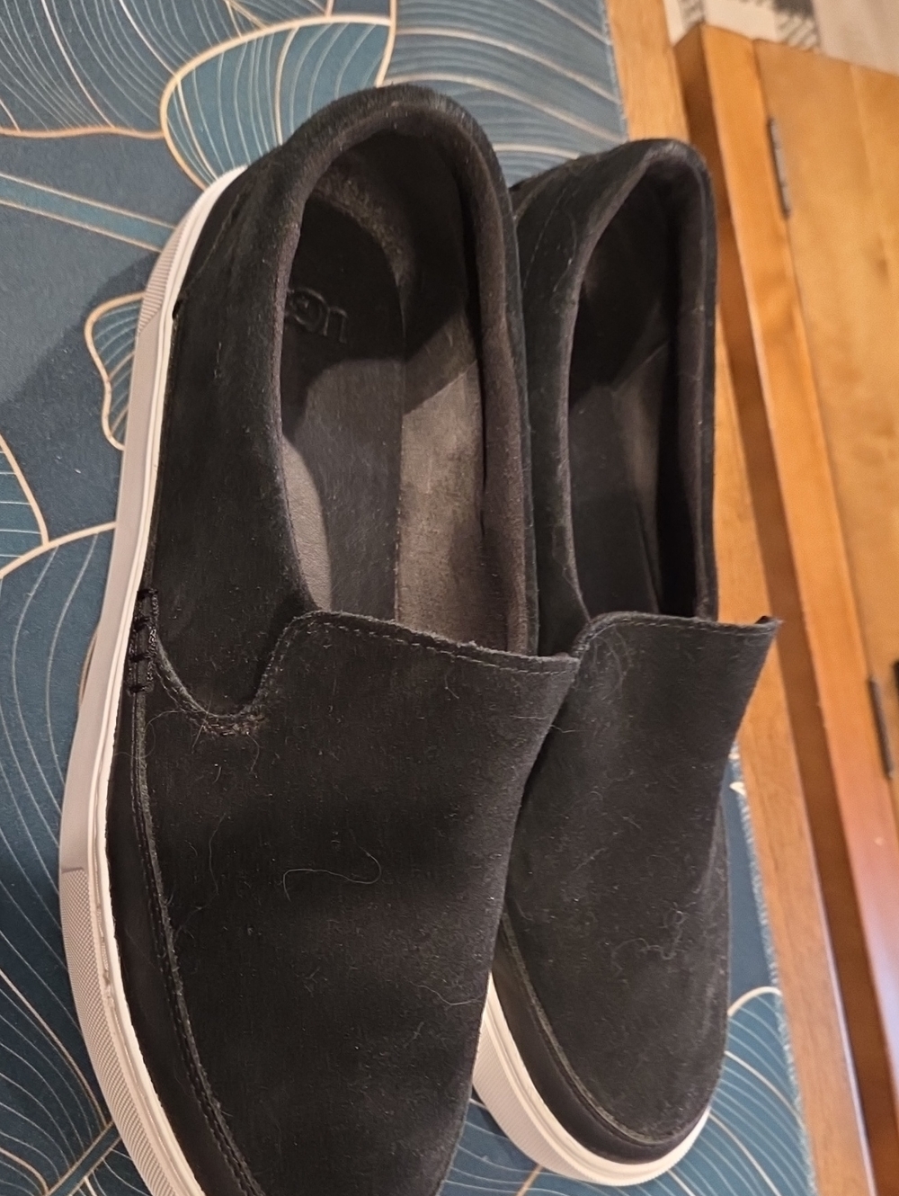 Womens Black Slip-On Ugg